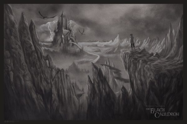 Mondo X Cyclops Print Works Print #17: The Black Cauldron Cheap