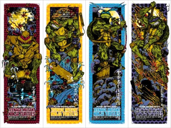 TMNT – 4 Poster Set Online now