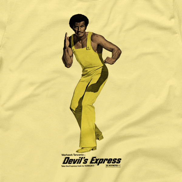 Devil s Express Vintage Ad Block T-Shirt For Cheap - Image 2