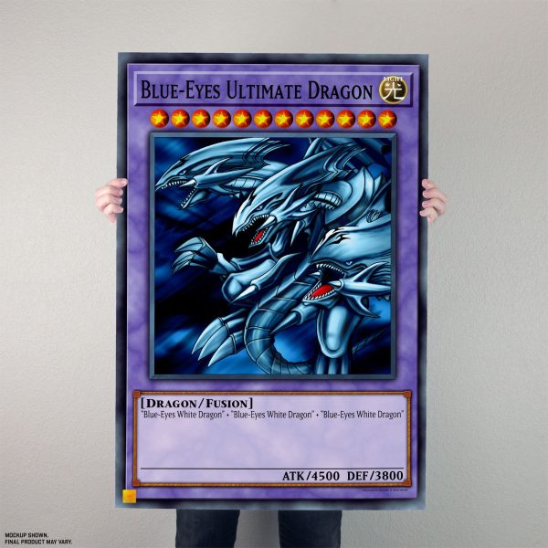 Yu-Gi-Oh! Blue-Eyes Ultimate Dragon Poster For Discount