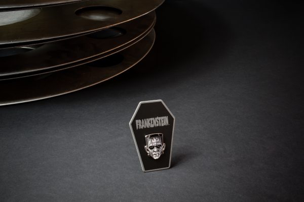 Frankenstein Enamel Pin (Silver Screen Edition) Online Sale - Image 3