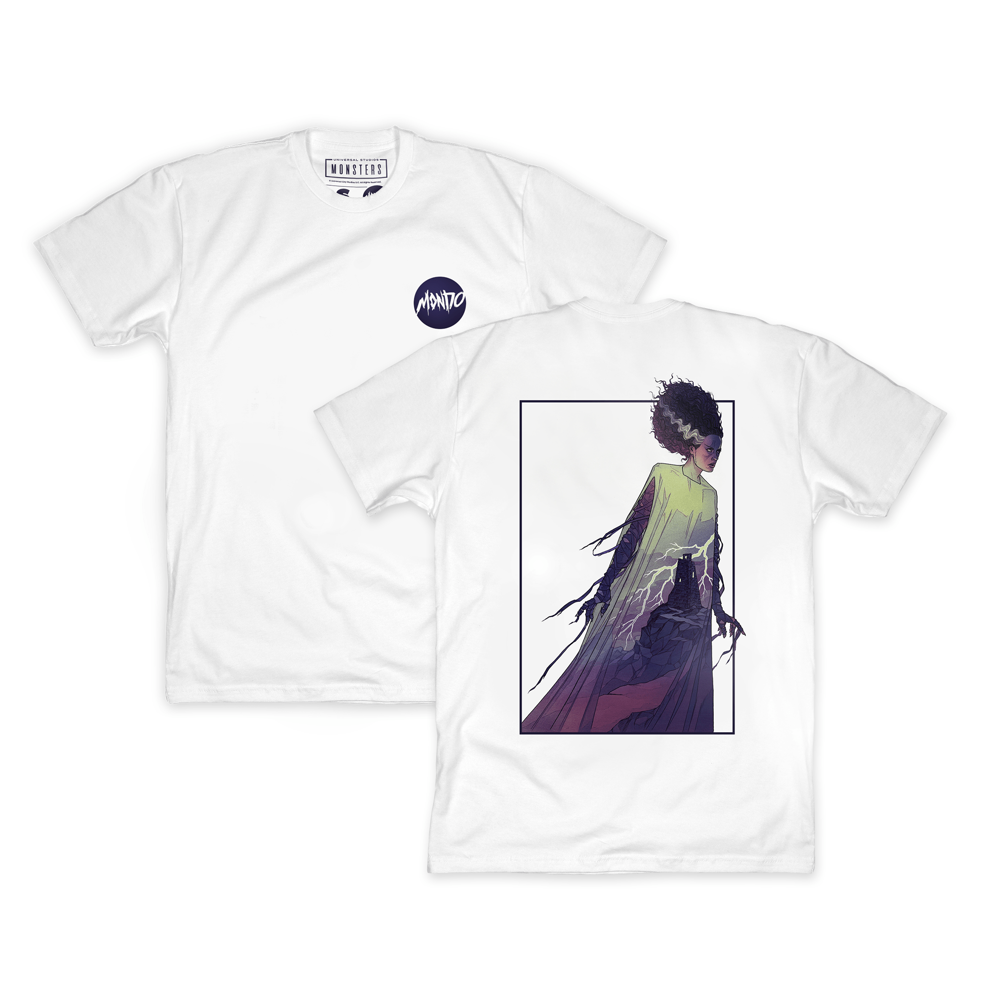 Bride of Frankenstein T-Shirt For Sale
