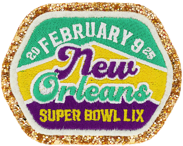 New Orleans SB Badge Patch For Cheap