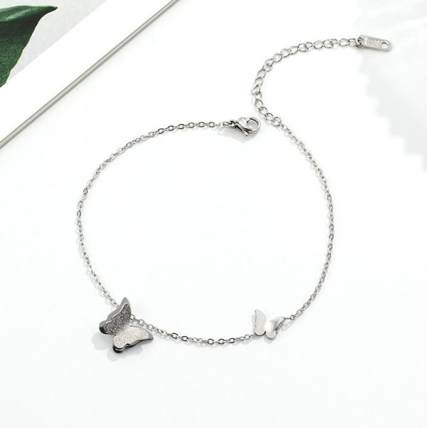 Butterfly Pendant Anklet Women Ankle Chain Jewelry For Cheap - Image 4