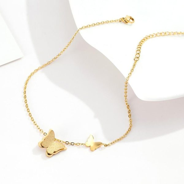 Butterfly Pendant Anklet Women Ankle Chain Jewelry For Cheap - Image 3