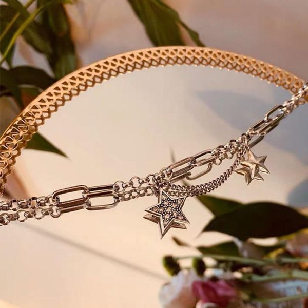 Vintage Trendy Stars Necklace Online Sale - Image 3