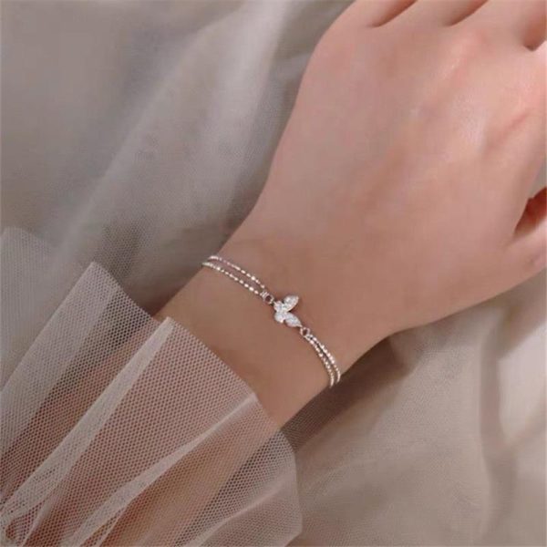 ﻿Butterfly Charm Bracelet For Sale - Image 2