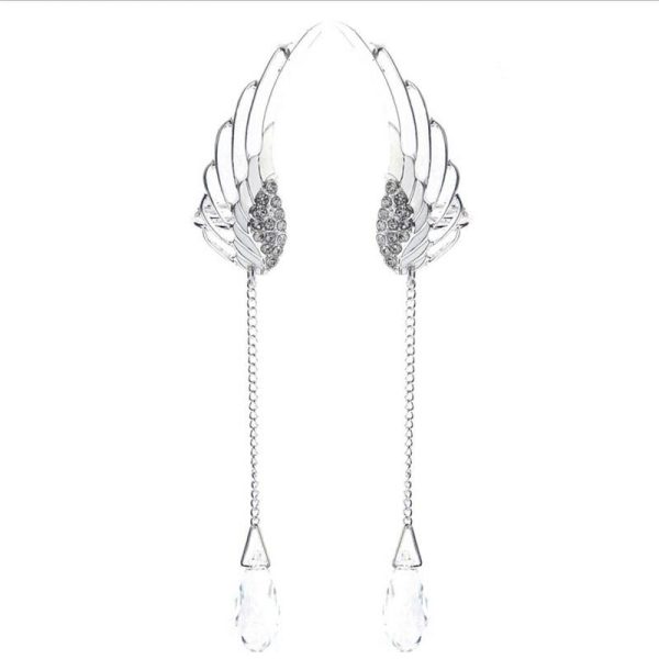 Angel Wing Drop Earrings Drop Dangle Ear Stud For Women Sale - Image 2