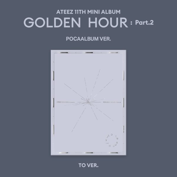 ATEEZ - 11th Mini Album [GOLDEN HOUR  Part.2] POCAALBUM Ver. Hot on Sale - Image 2